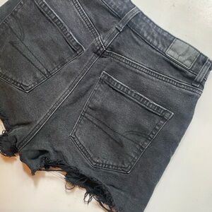 American Eagle Black Denim Shorts Size 2